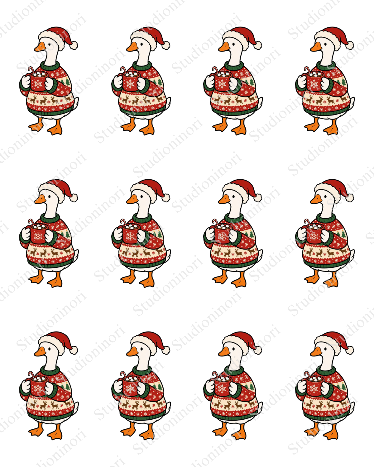 Transfer Paper (Christmas Goose) #2