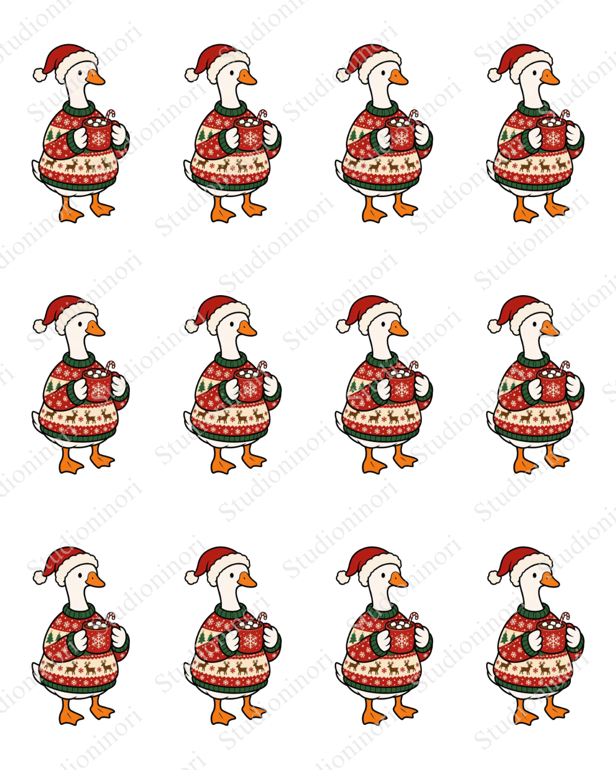 Transfer Paper (Christmas Goose) #2