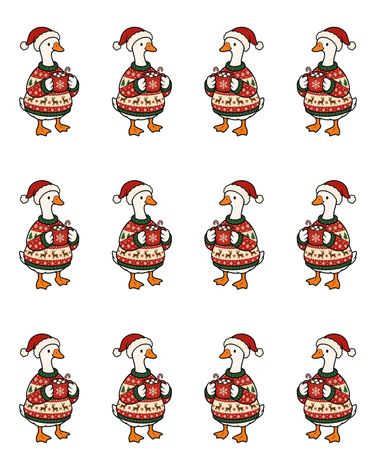 Transfer Paper (Christmas Goose) #2