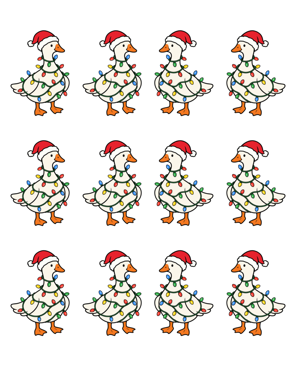 Transfer Paper (Christmas Goose) #4