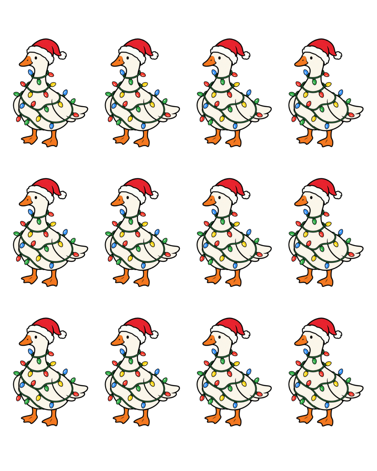 Transfer Paper (Christmas Goose) #4