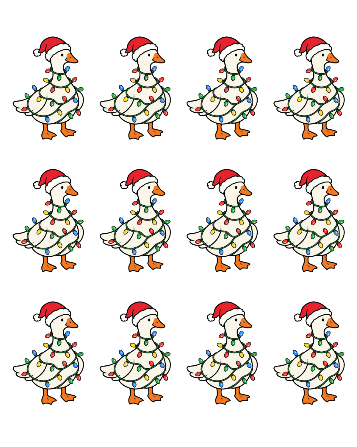 Transfer Paper (Christmas Goose) #4