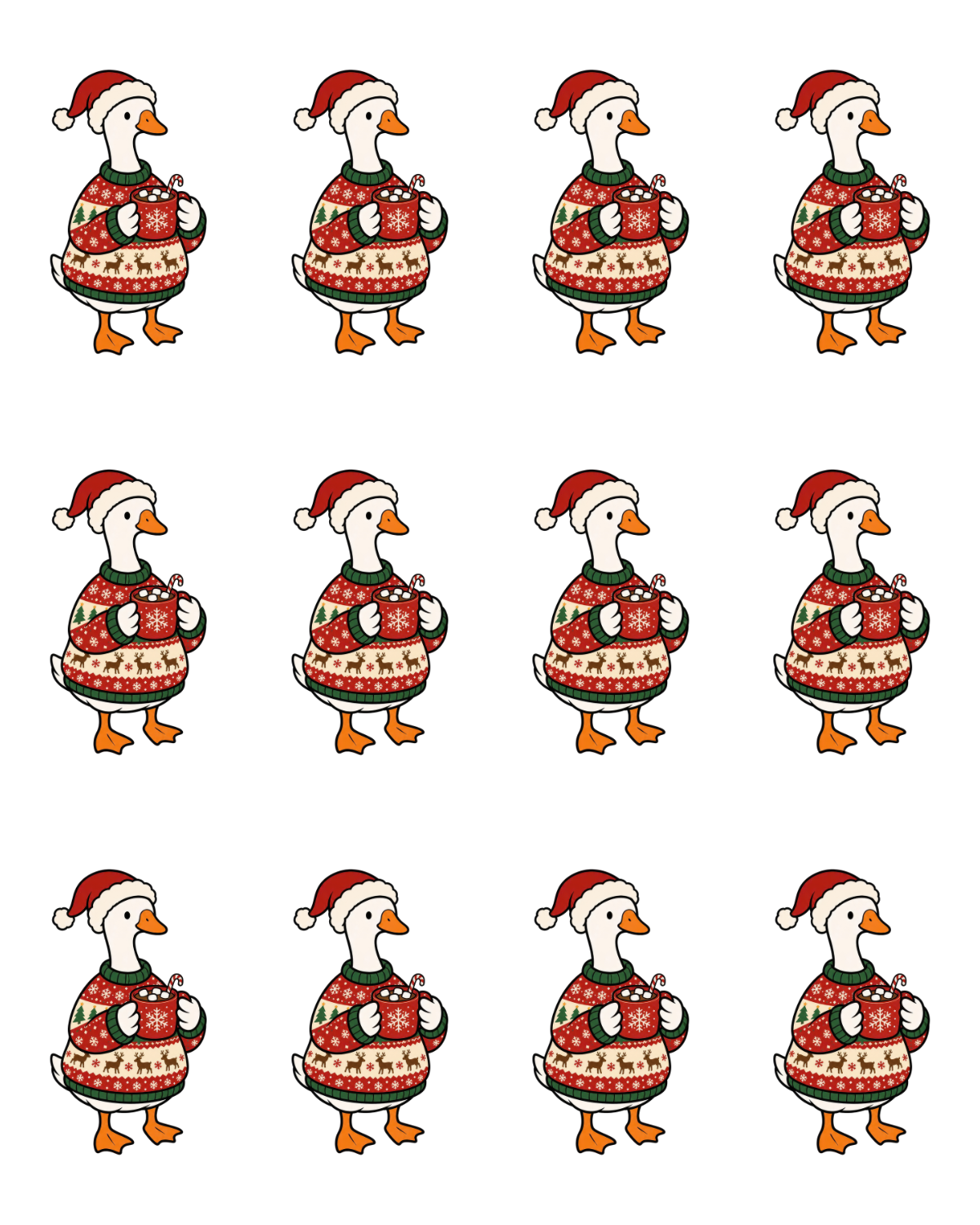 Transfer Paper (Christmas Goose) #2