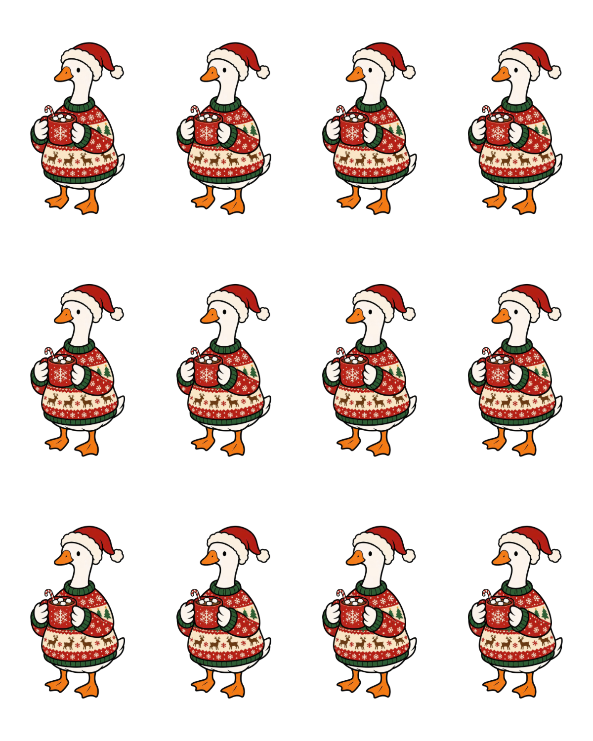 Transfer Paper (Christmas Goose) #2