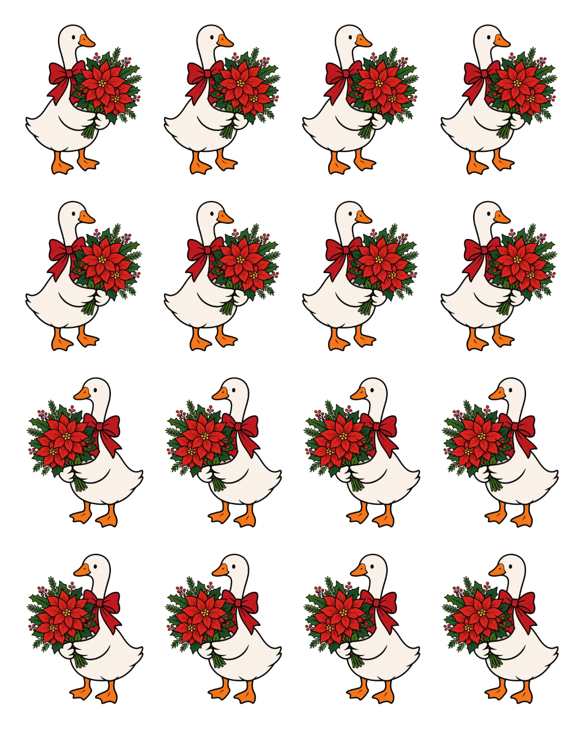 Transfer Paper (Christmas Goose) #1