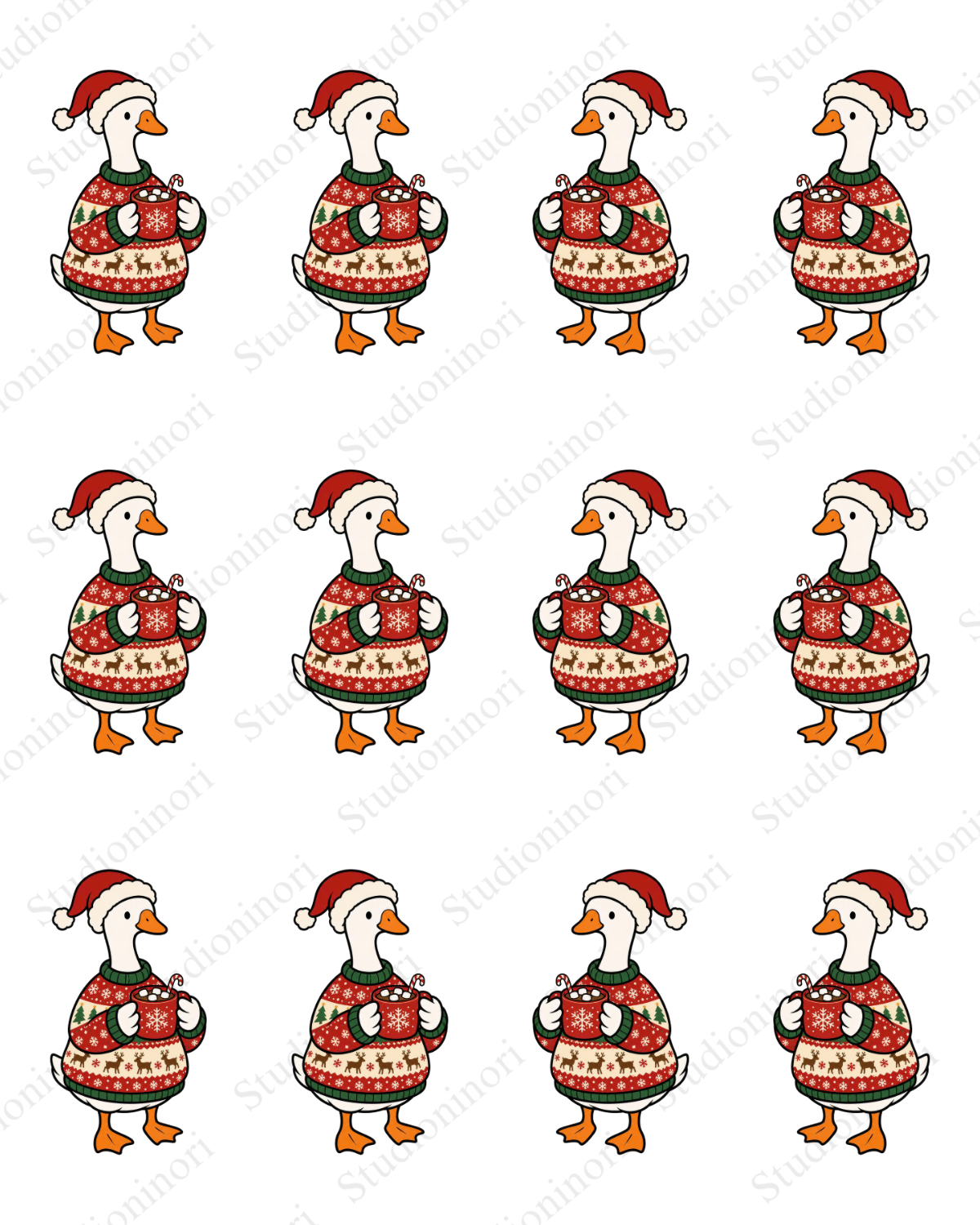 Transfer Paper (Christmas Goose) #2