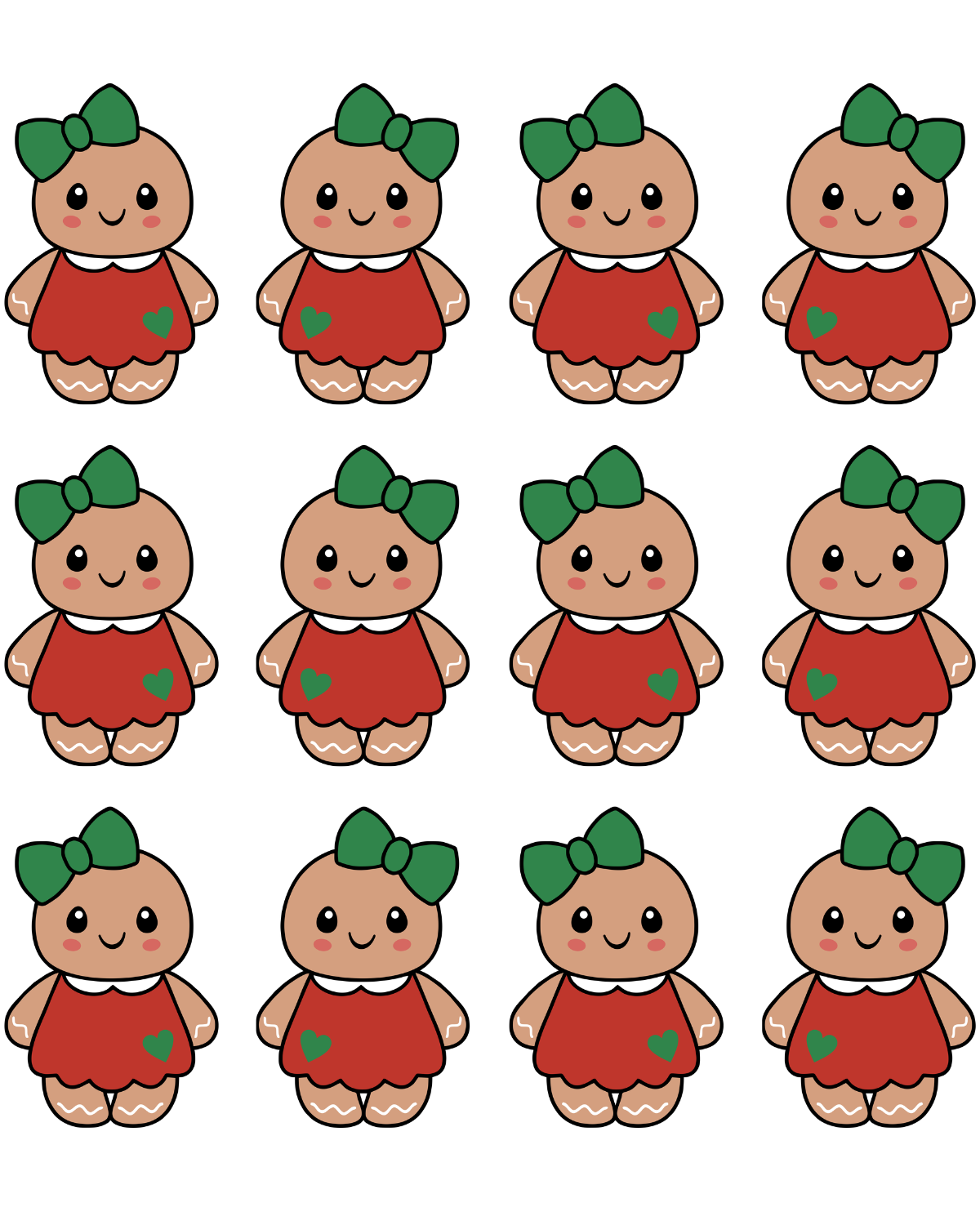Transfer Paper (Gingerbread Men Joy) (Copy)