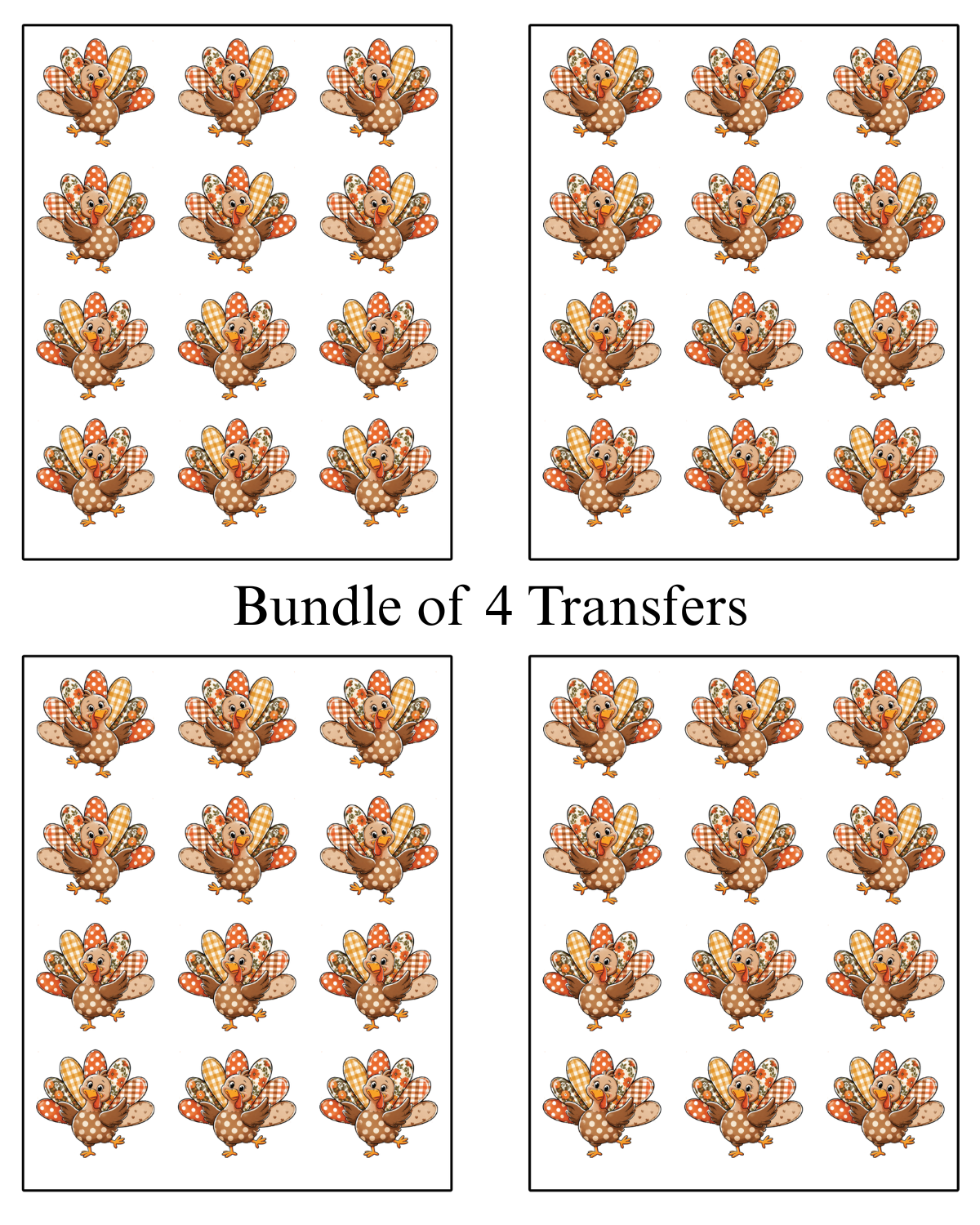 Transfer Paper (Patch Turkey)