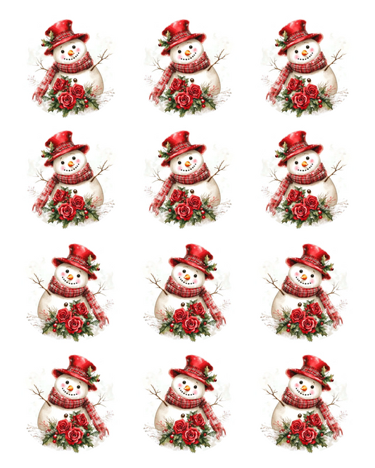 Transfer Paper (Christmas Snowman) #2