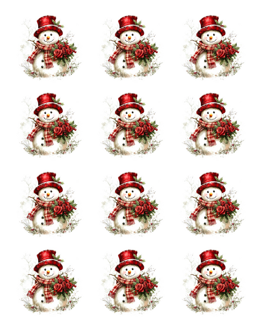 Transfer Paper (Christmas Snowman) #1