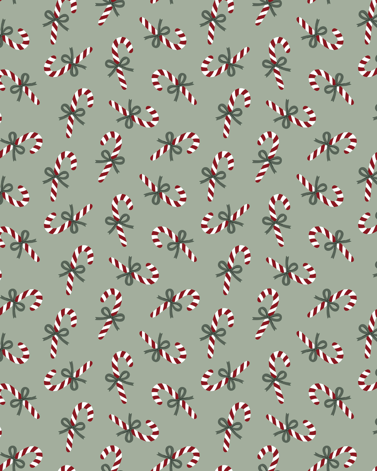Transfer Paper (Coquette Candy Cane)