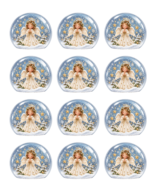 Transfer Paper (Snow Globe) Angel