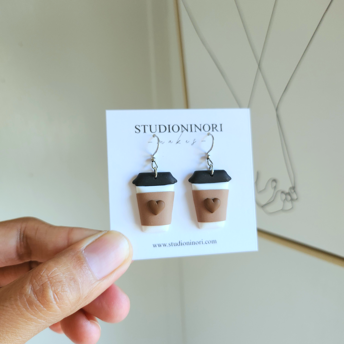 Coffee Cup Earrings