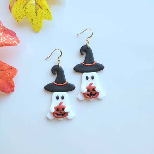 Ghost Witches Dangle Earrings