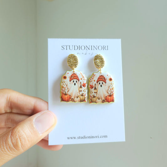 Beanie Ghost Earrings