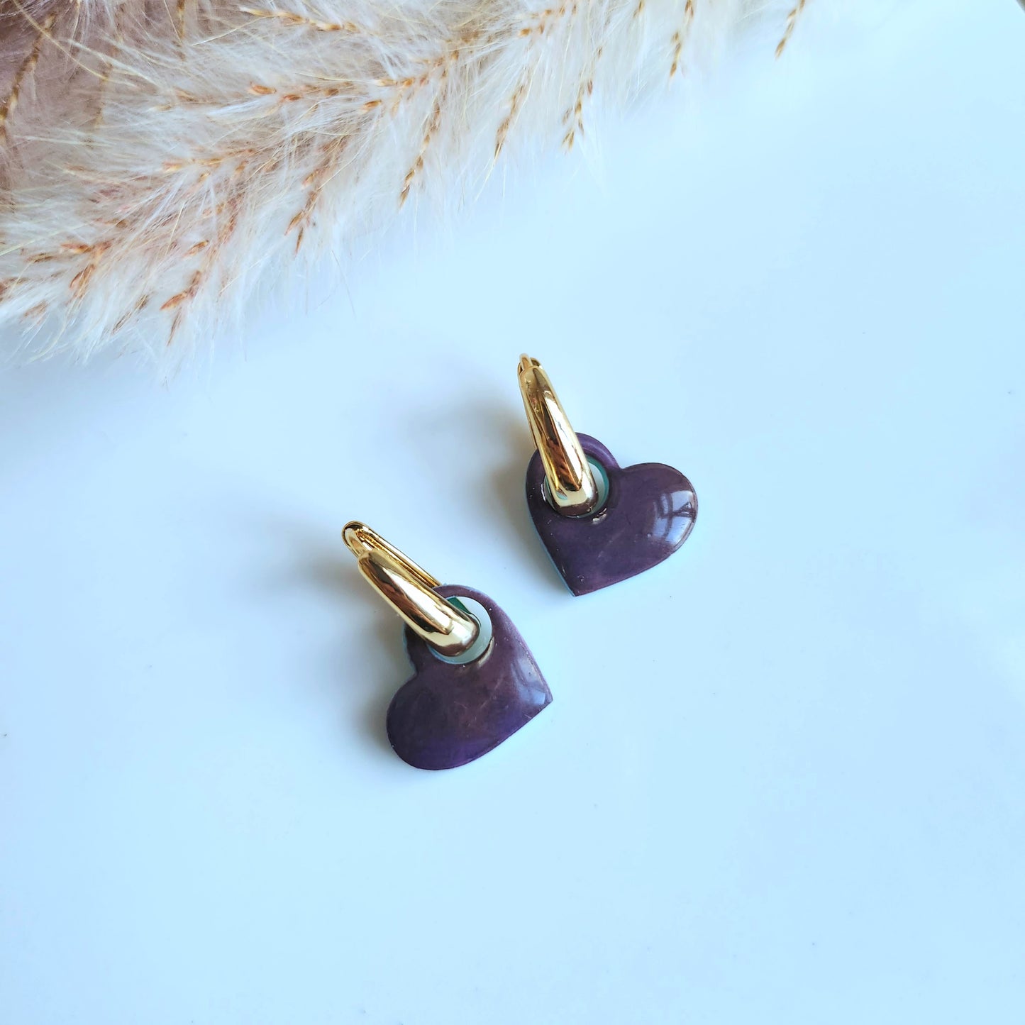 Puso Earrings (Multi Color)