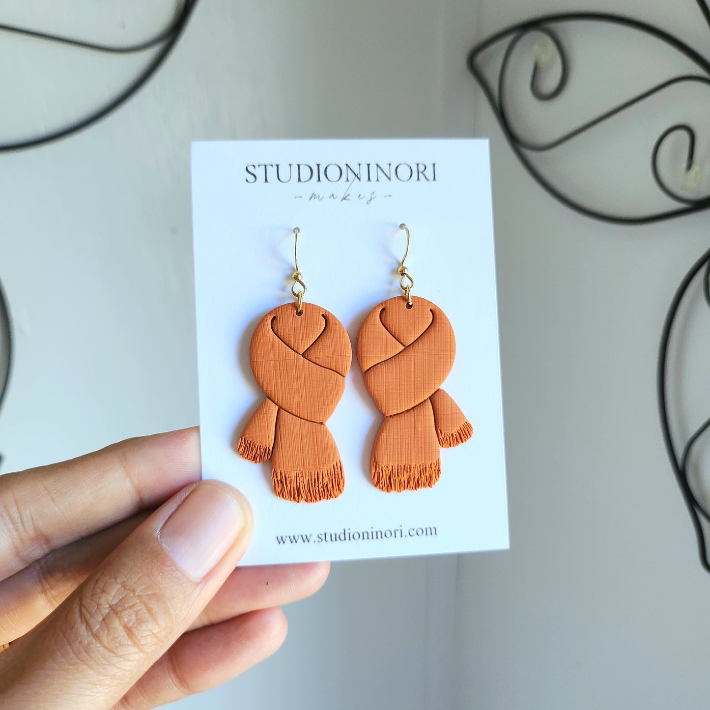 Scarf Dangle Earring