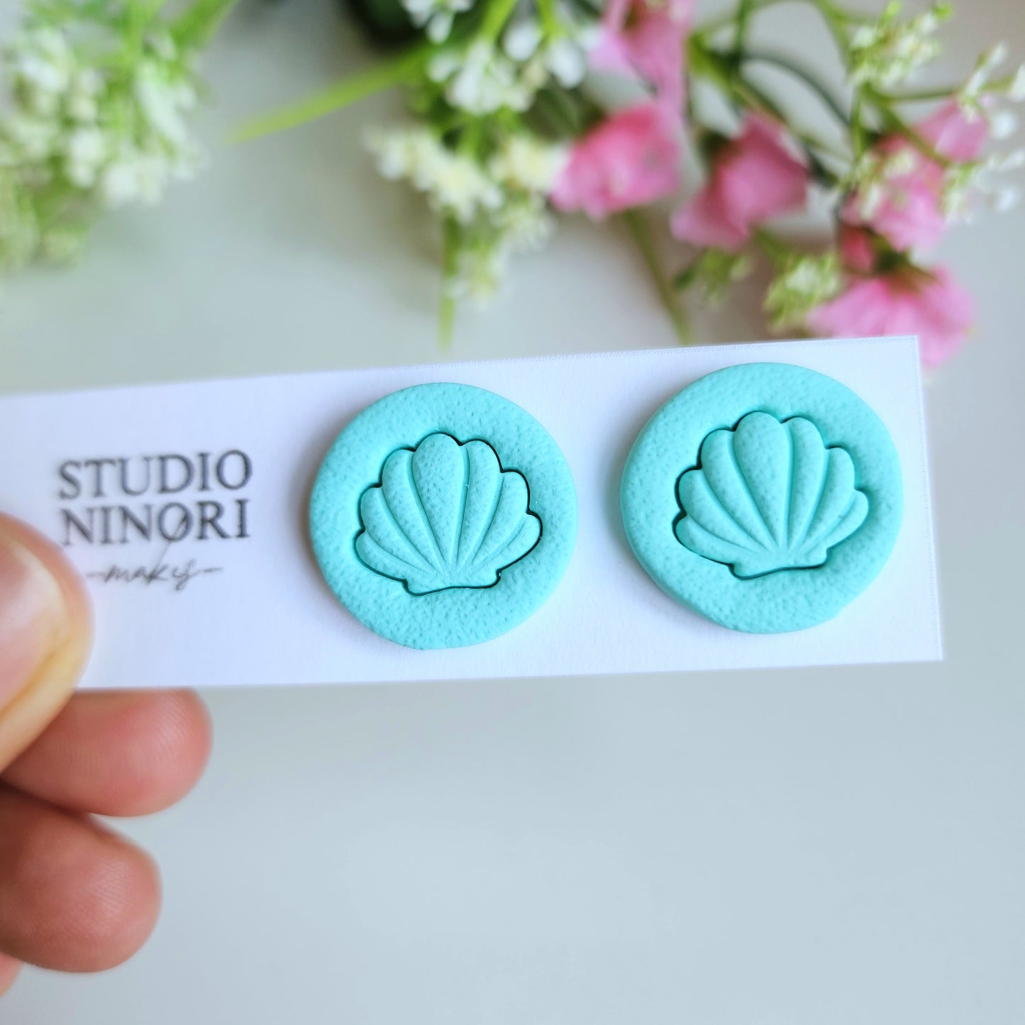 Pastel Coastal Stud Earrings