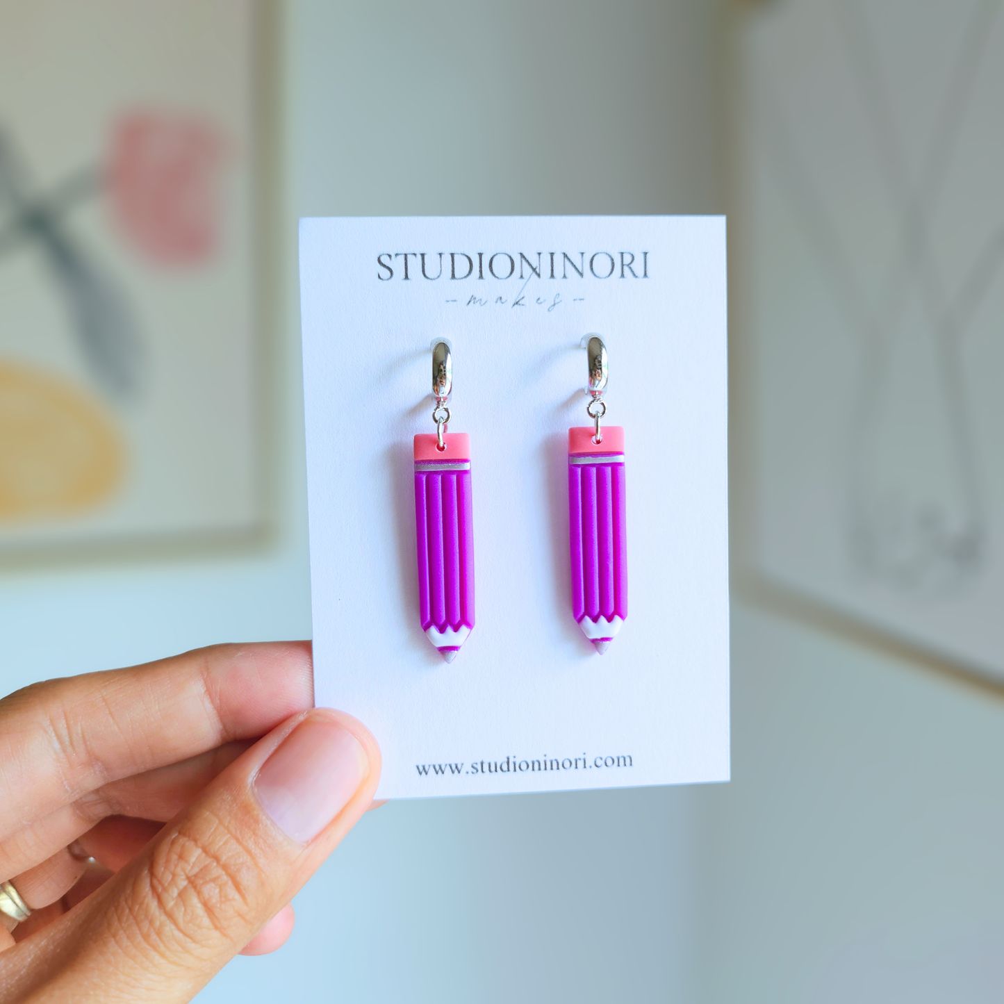 Pencil Earrings