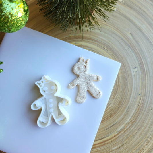Clay Cutter (Gingerbread Girl with Bow)