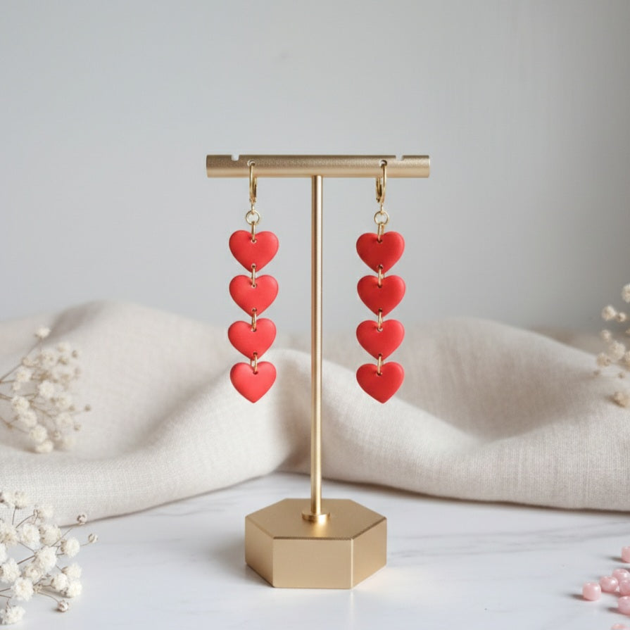 Heart Huggies Earring