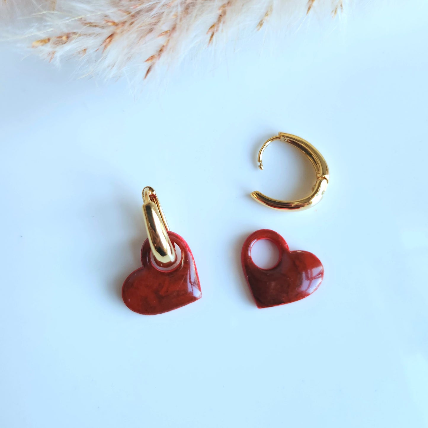 Puso Earrings (Multi Color)