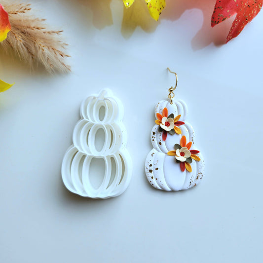 Stacked Pumpkin Clay Cutter