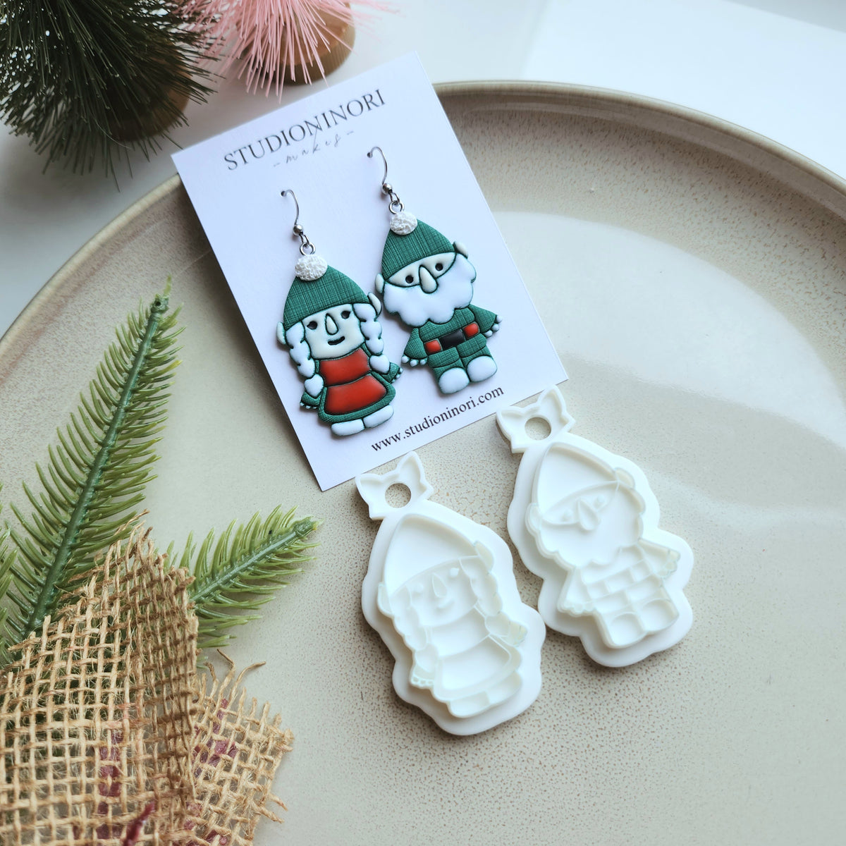 Clay Cutter (Couple Gnome) Set