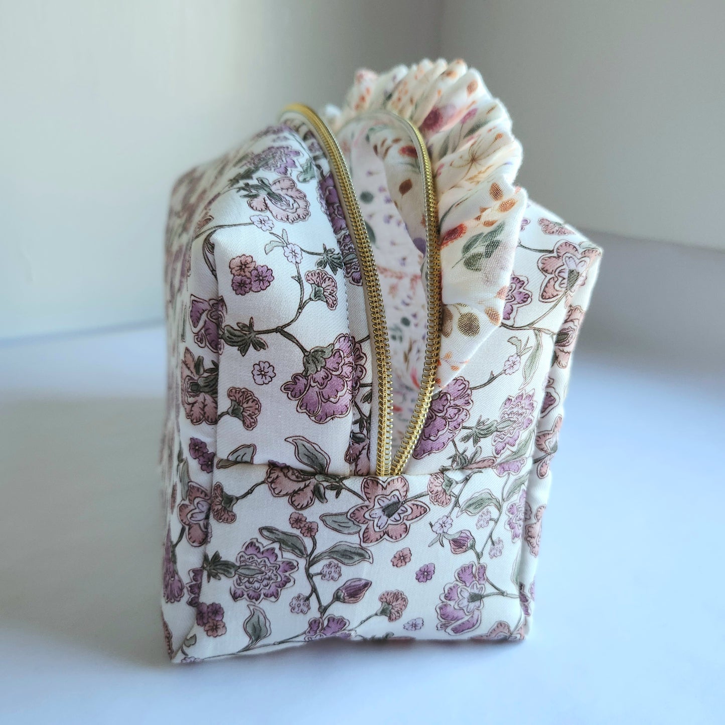 d. Yola Cosmetic Bag with Ruffle