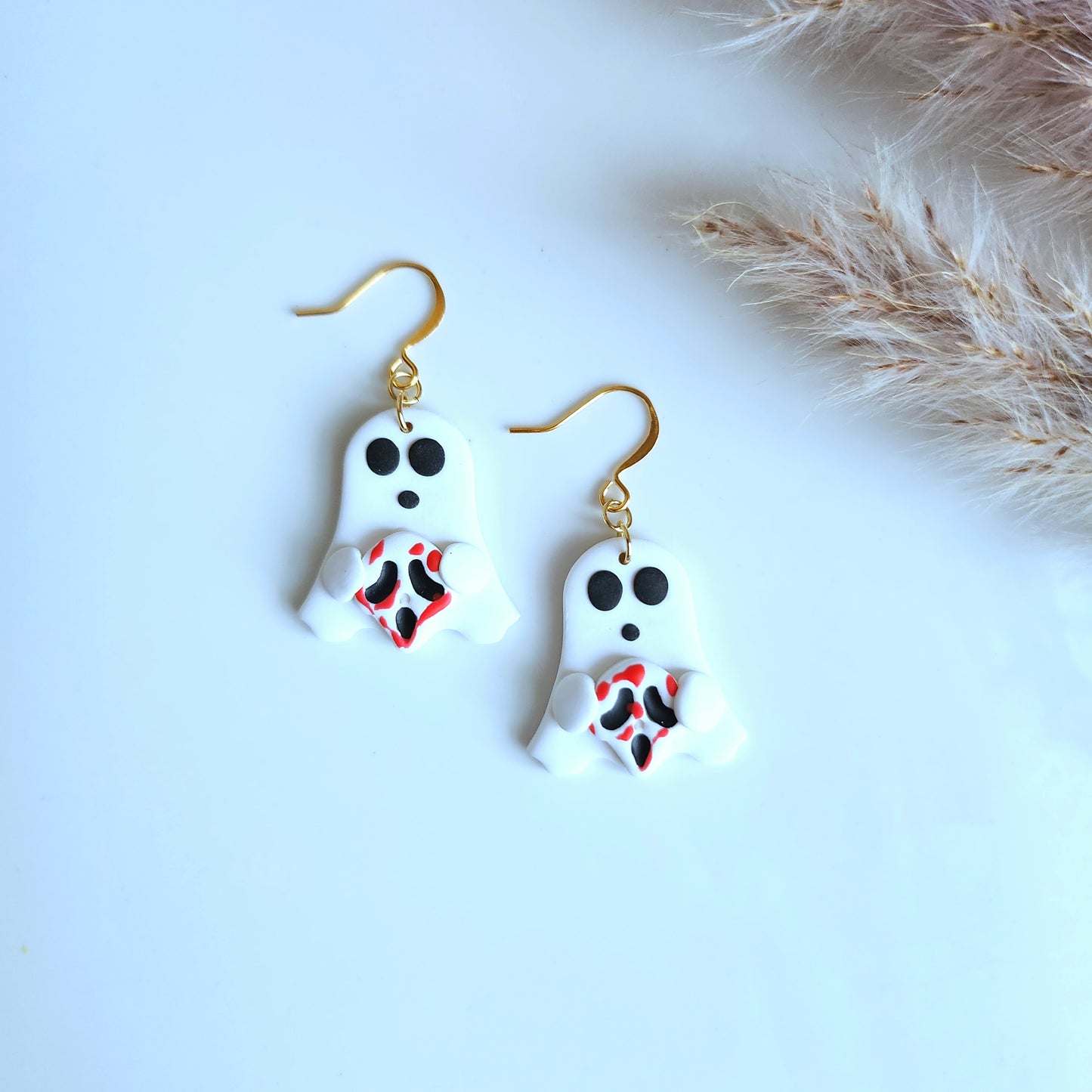 Elegant Scream Ghost Earrings