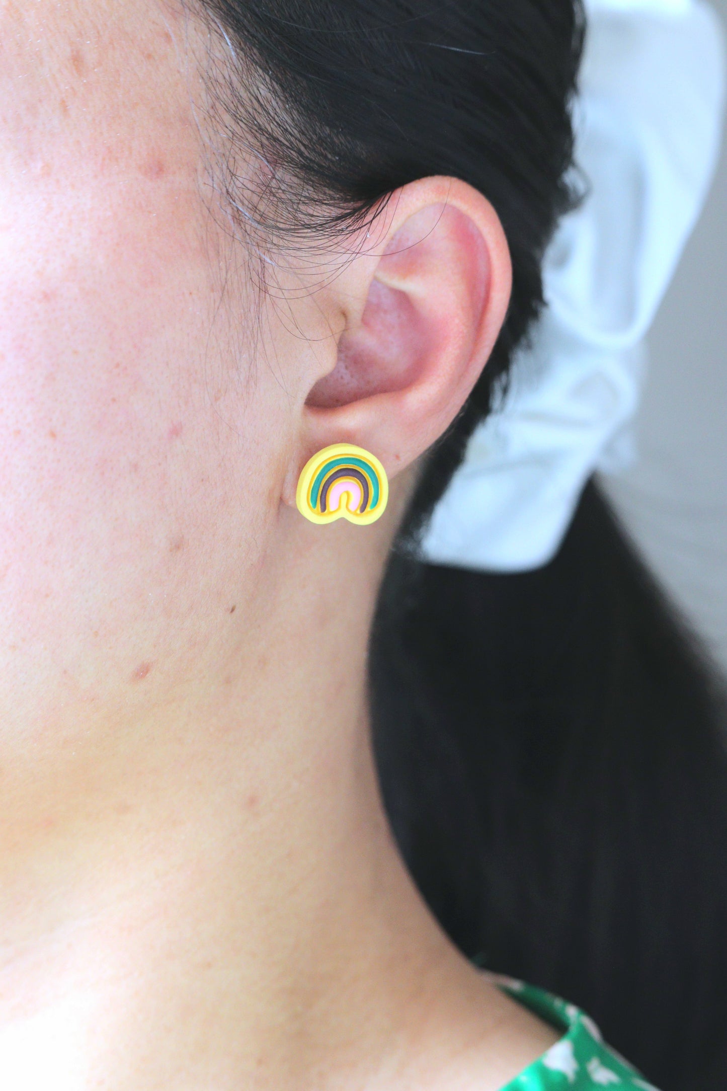 Rainbow Stud Earring