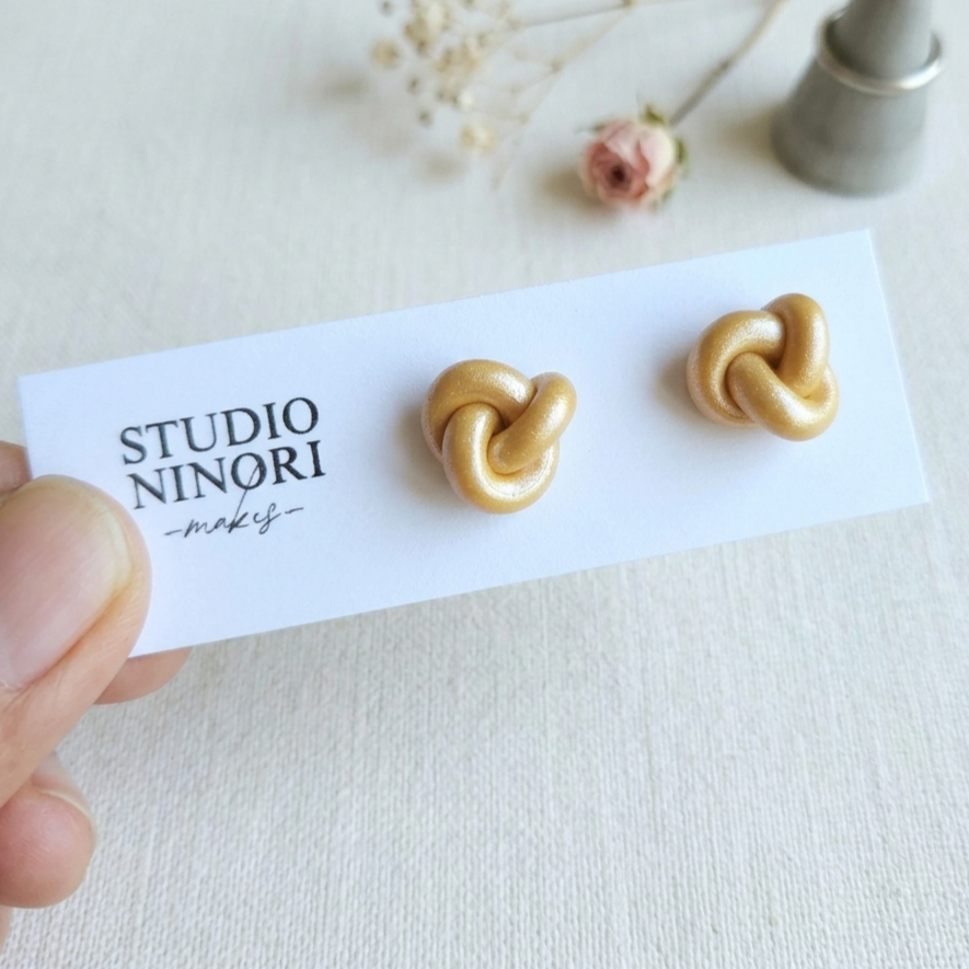 Knot Stud Earrings