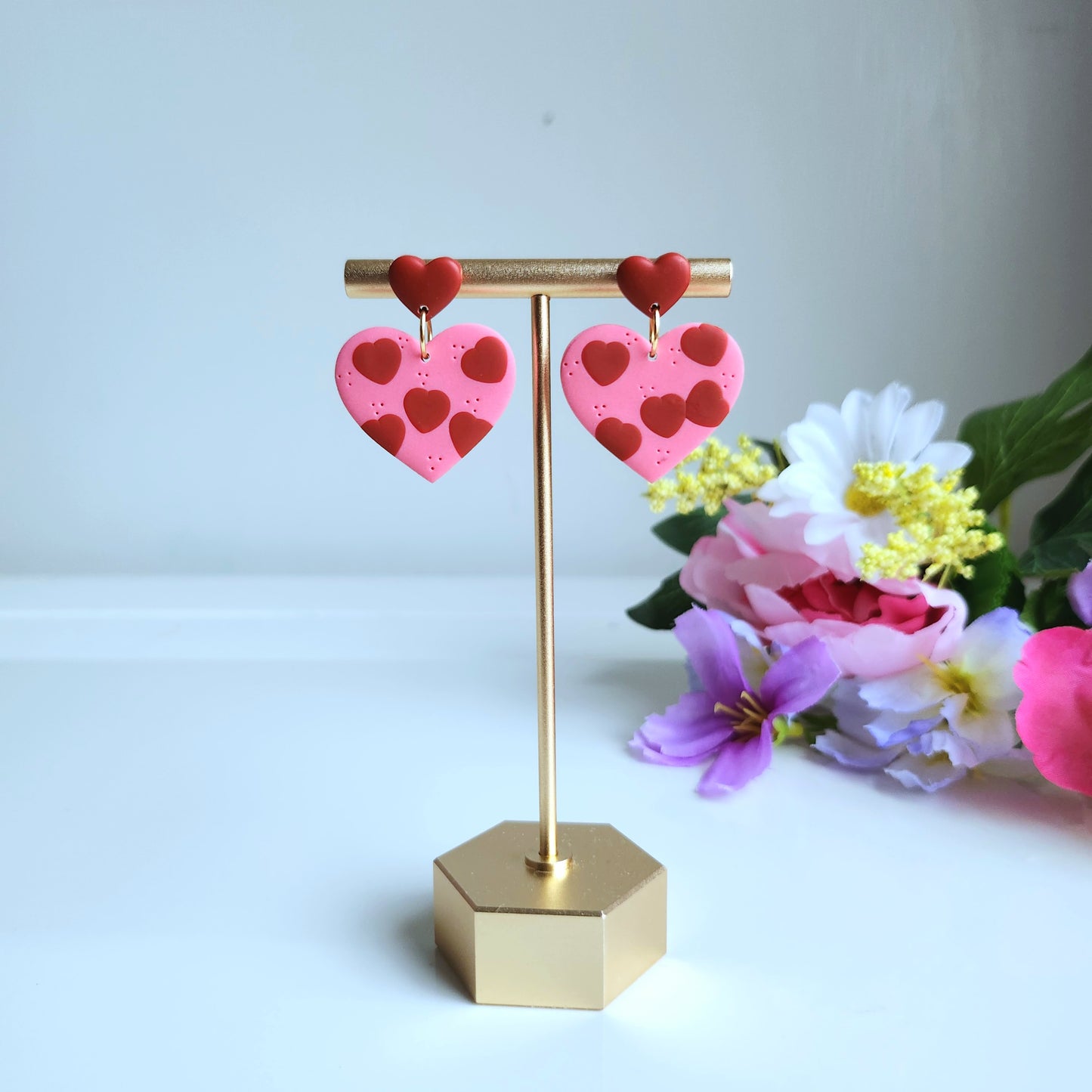Heart Drop Earring