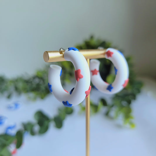 Holiday Earrings/ Hoop