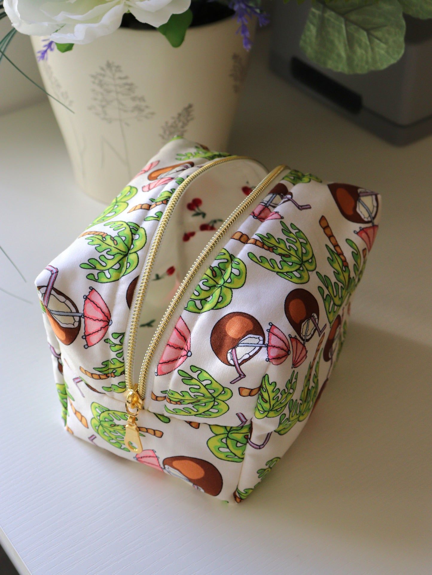 Tropical Mini Cosmetic Bag