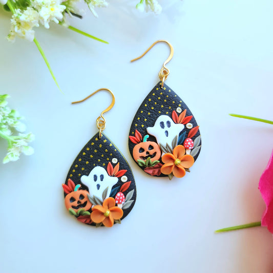 Halloween Teardrop Earring