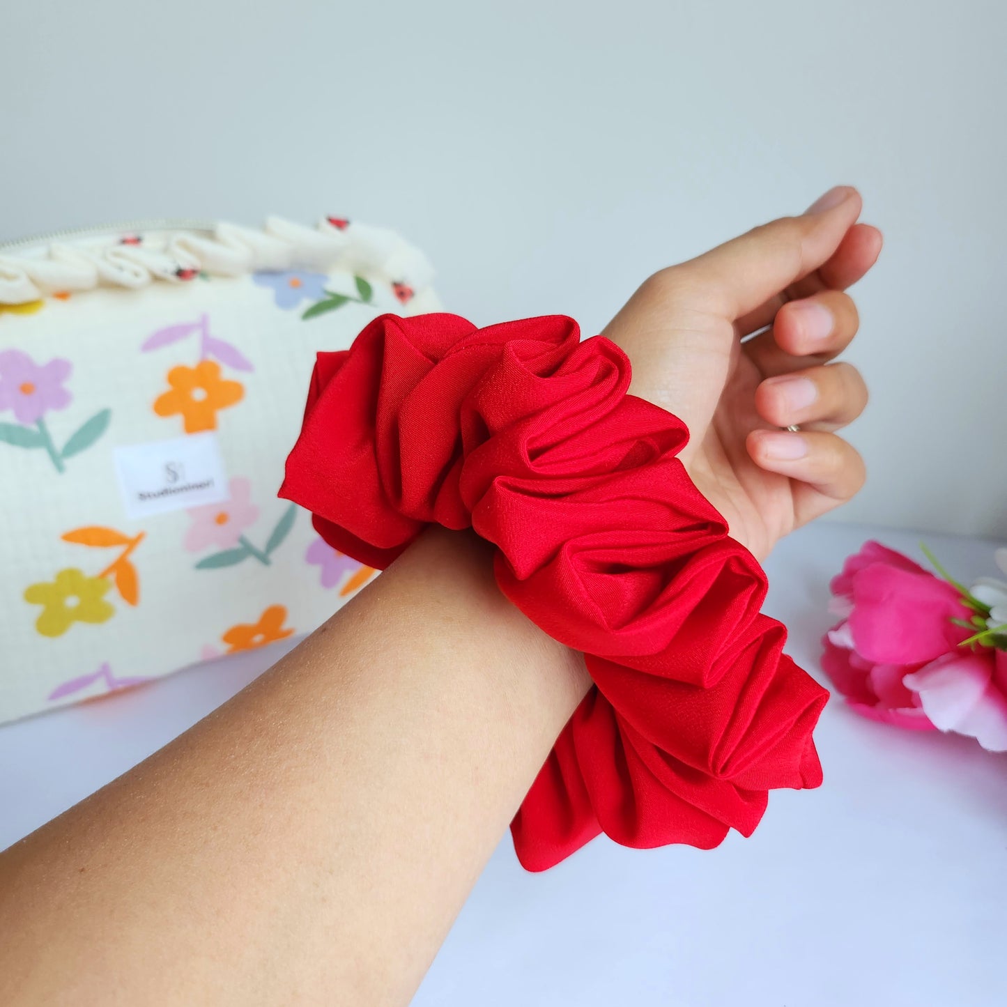 Red XL Scrunchie