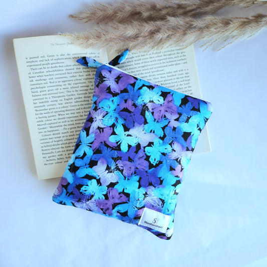 Purple and Blue Butterfly Kindle Sleeve