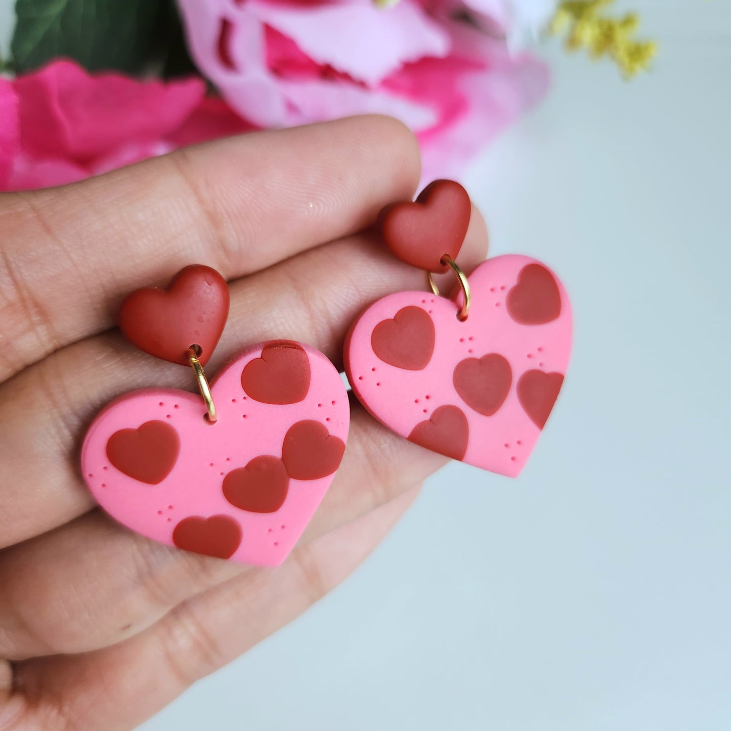 Heart Drop Earring