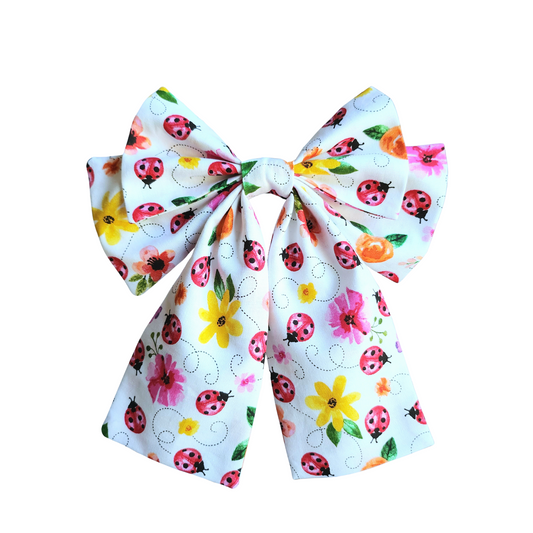 Lady Bug Large Bow