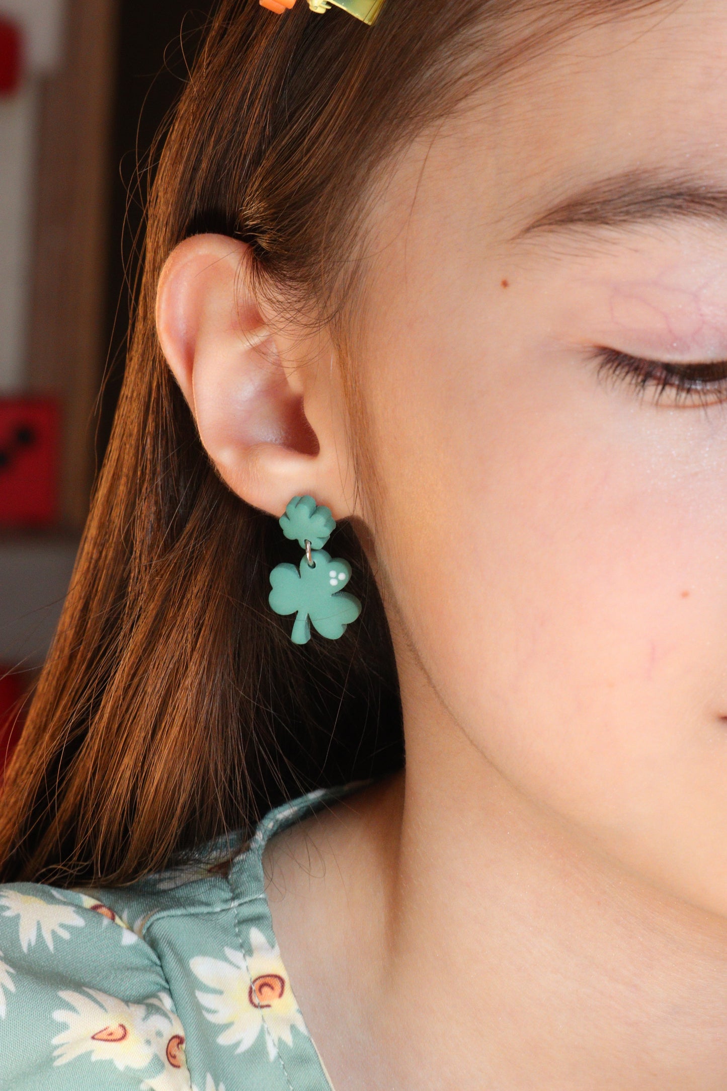 St Patrick's Day Small Earrings