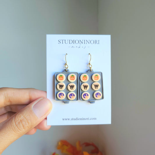 Baking Sheet Halloween Sugar Cookie Earrings