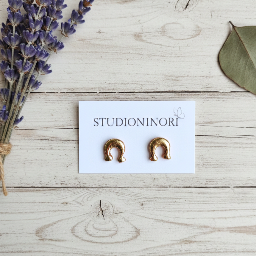 Horse Shoe Stud Earring