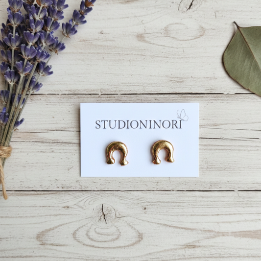 Horse Shoe Stud Earring