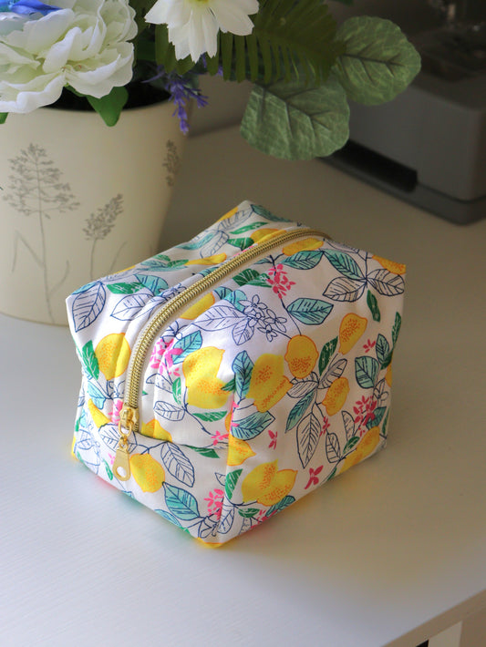 Lemon Mini Cosmetic Bag
