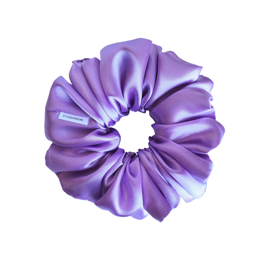 XL Satin Scrunchie, Purple