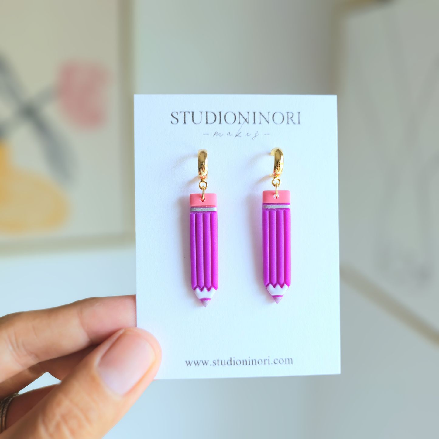 Pencil Earrings