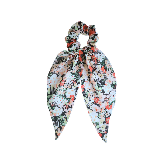 Floral Scraf Scrunchie