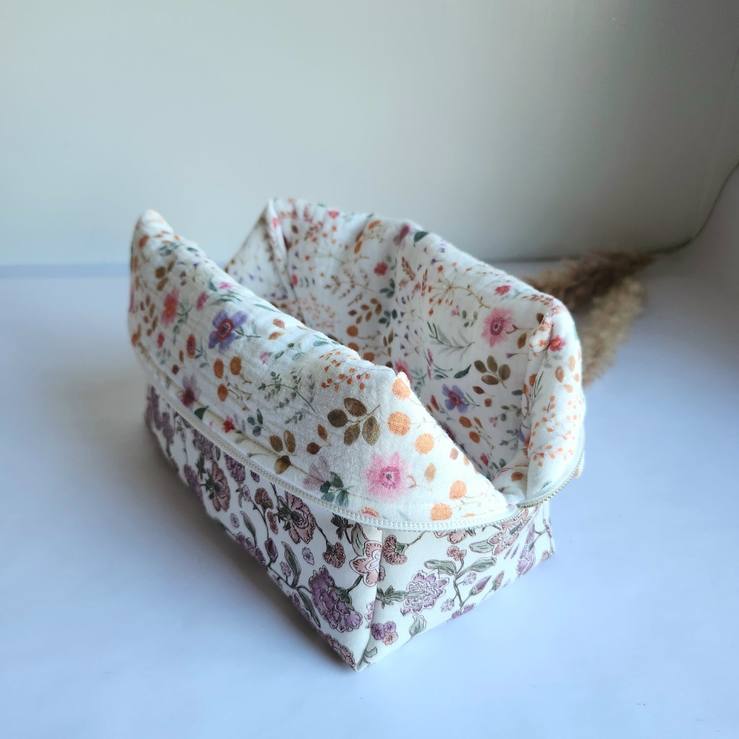 d. Yola Cosmetic Bag with Ruffle