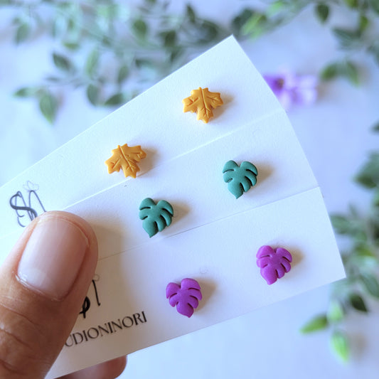 Mini Leaf Studs